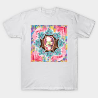 FLORAL CUPCAKE SKULL T-Shirt